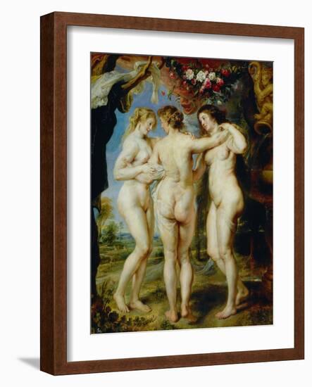 The Three Graces-Peter Paul Rubens-Framed Giclee Print