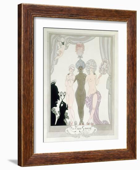 The Three Graces-Georges Barbier-Framed Giclee Print