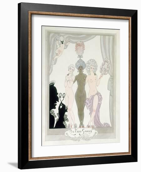 The Three Graces-Georges Barbier-Framed Giclee Print