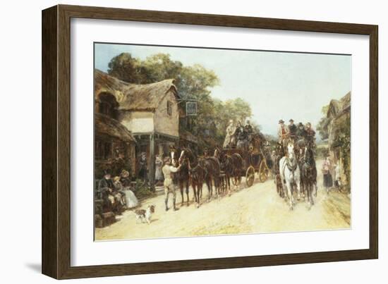 The Three Horseshoes-Heywood Hardy-Framed Giclee Print