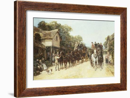 The Three Horseshoes-Heywood Hardy-Framed Giclee Print