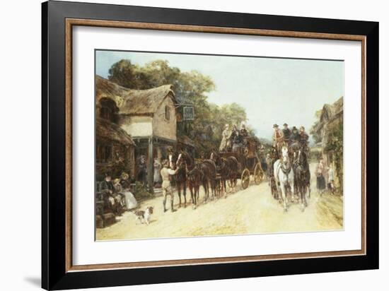 The Three Horseshoes-Heywood Hardy-Framed Giclee Print