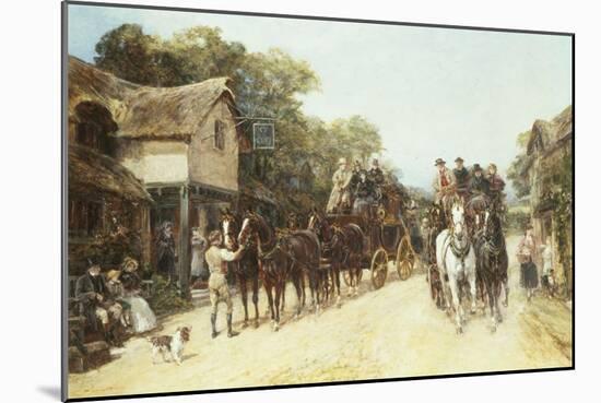 The Three Horseshoes-Heywood Hardy-Mounted Giclee Print