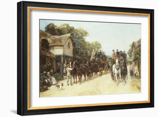 The Three Horseshoes-Heywood Hardy-Framed Giclee Print