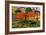 The Three Huts, Tahiti by Gauguin-Paul Gauguin-Framed Giclee Print