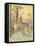 The Three Jovial Huntsmen (Colour Litho)-Randolph Caldecott-Framed Premier Image Canvas