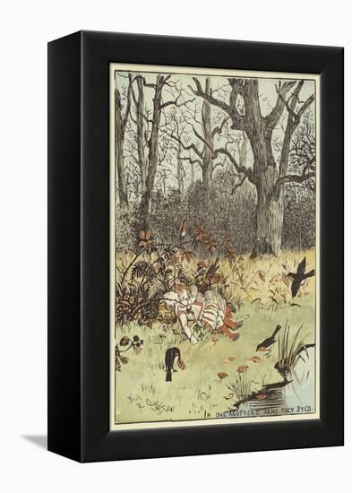 The Three Jovial Huntsmen (Colour Litho)-Randolph Caldecott-Framed Premier Image Canvas