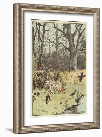 The Three Jovial Huntsmen (Colour Litho)-Randolph Caldecott-Framed Giclee Print