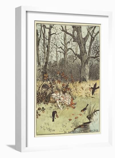 The Three Jovial Huntsmen (Colour Litho)-Randolph Caldecott-Framed Giclee Print