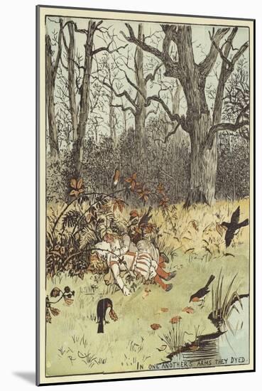 The Three Jovial Huntsmen (Colour Litho)-Randolph Caldecott-Mounted Giclee Print