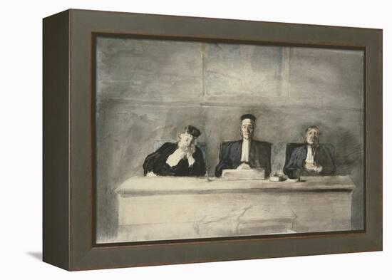 The Three Judges, 1858-60-Honore Daumier-Framed Premier Image Canvas