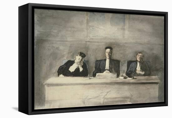 The Three Judges, 1858-60-Honore Daumier-Framed Premier Image Canvas