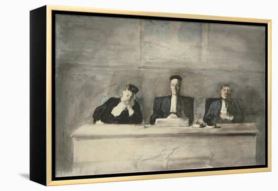 The Three Judges, 1858-60-Honore Daumier-Framed Premier Image Canvas