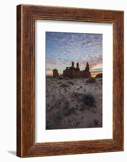 The Three Judges at Sunrise, Goblin Valley State Park, Utah-James Hager-Framed Photographic Print