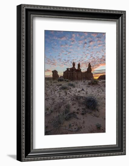 The Three Judges at Sunrise, Goblin Valley State Park, Utah-James Hager-Framed Photographic Print