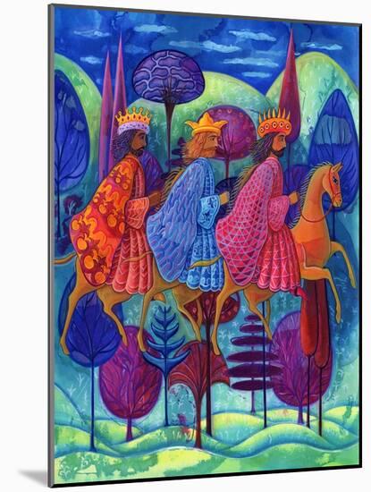 The Three Kings Christmas, 2004 (Ink and Gouache)-Jane Tattersfield-Mounted Giclee Print
