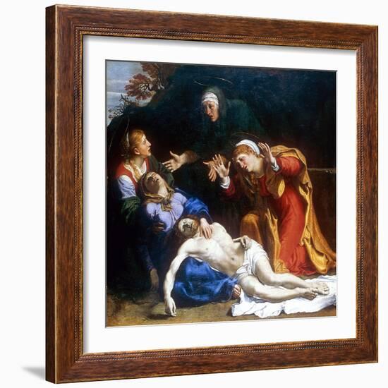 The Three Maries (The Dead Christ Mourned), C1604-Annibale Carracci-Framed Giclee Print