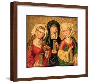 The Three Marys on Gold Ground Panels-Michael Wolgemut Or Wolgemuth-Framed Giclee Print