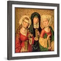 The Three Marys on Gold Ground Panels-Michael Wolgemut Or Wolgemuth-Framed Giclee Print