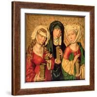 The Three Marys on Gold Ground Panels-Michael Wolgemut Or Wolgemuth-Framed Giclee Print