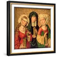 The Three Marys on Gold Ground Panels-Michael Wolgemut Or Wolgemuth-Framed Giclee Print
