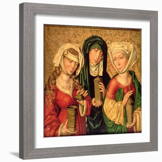 The Three Marys on Gold Ground Panels-Michael Wolgemut Or Wolgemuth-Framed Giclee Print