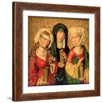 The Three Marys on Gold Ground Panels-Michael Wolgemut Or Wolgemuth-Framed Giclee Print