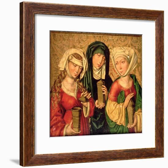 The Three Marys on Gold Ground Panels-Michael Wolgemut Or Wolgemuth-Framed Giclee Print