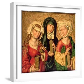 The Three Marys on Gold Ground Panels-Michael Wolgemut Or Wolgemuth-Framed Giclee Print