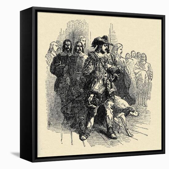 'The Three Musketeers'-John Gilbert-Framed Premier Image Canvas