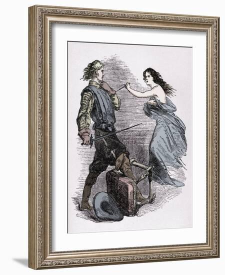 'The Three Musketeers'-John Gilbert-Framed Giclee Print