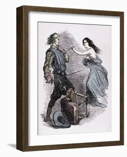 'The Three Musketeers'-John Gilbert-Framed Giclee Print