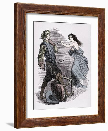 'The Three Musketeers'-John Gilbert-Framed Giclee Print