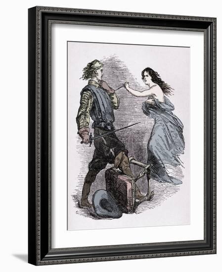 'The Three Musketeers'-John Gilbert-Framed Giclee Print