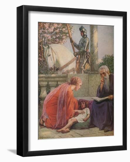 'The Three Paths', 1918, (1918)-Gunning King-Framed Giclee Print