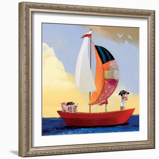 The Three Pigs-Nancy Tillman-Framed Premium Giclee Print