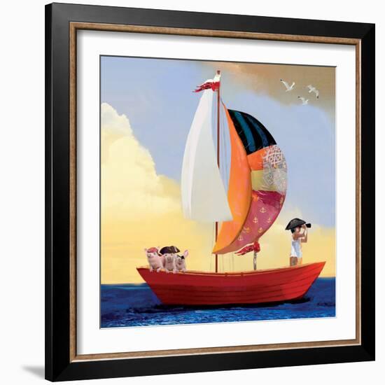 The Three Pigs-Nancy Tillman-Framed Art Print