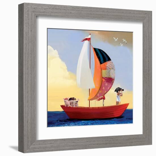 The Three Pigs-Nancy Tillman-Framed Art Print