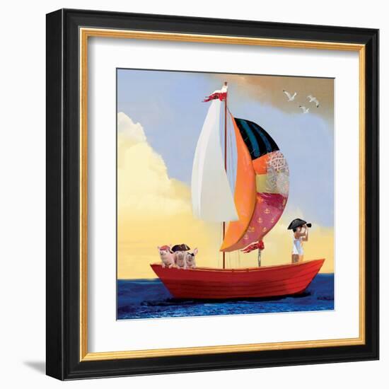 The Three Pigs-Nancy Tillman-Framed Art Print