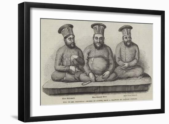 The Three Principal Ameers of Scinde-null-Framed Giclee Print