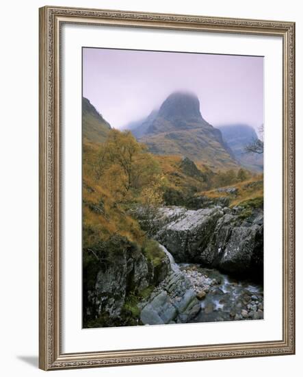 The Three Sisters, Glencoe, Highland Region, Scotland, United Kingdom-Roy Rainford-Framed Photographic Print