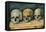 The Three Skulls, c.1900-Paul Cézanne-Framed Premier Image Canvas