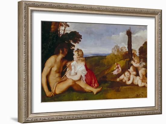 The Three Stages of Life-Titian (Tiziano Vecelli)-Framed Giclee Print