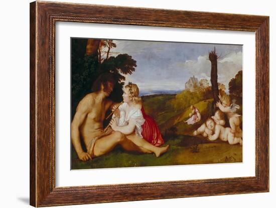 The Three Stages of Life-Titian (Tiziano Vecelli)-Framed Giclee Print