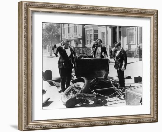 The Three Stooges: Car Troubles-null-Framed Photo