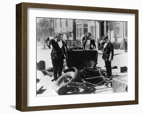 The Three Stooges: Car Troubles-null-Framed Photo