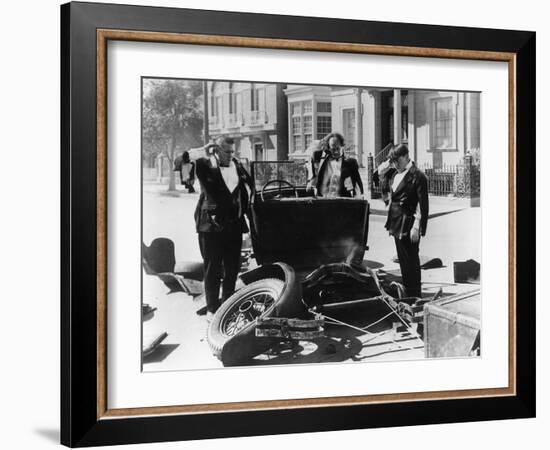 The Three Stooges: Car Troubles-null-Framed Photo