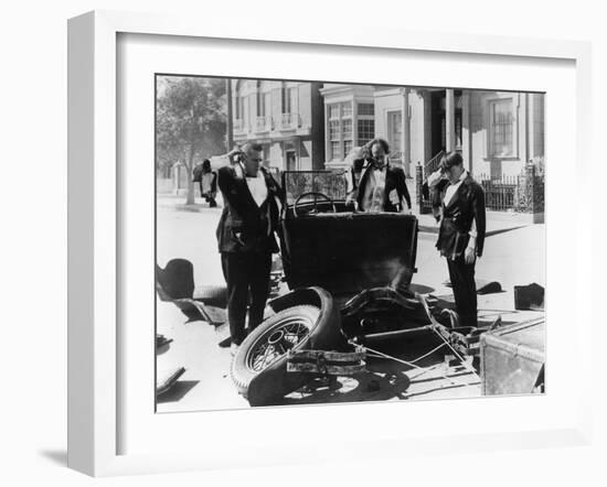 The Three Stooges: Car Troubles-null-Framed Photo