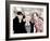 The Three Stooges, from left: Moe Howard, Curly Howard, Larry Fine, ca. 1940s-null-Framed Photo