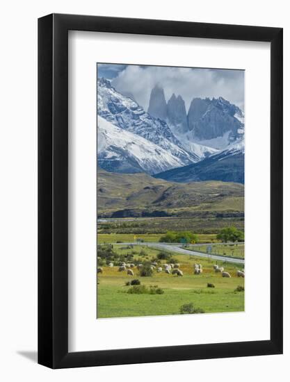 The Three Towers, Torres Del Paine National Park, Chilean Patagonia, Chile-G & M Therin-Weise-Framed Photographic Print